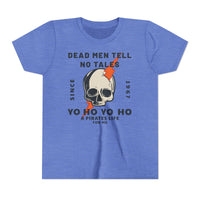 Dead Men Tell No Tales Bella Canvas Youth Short Sleeve Tee