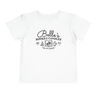 Belle's Books & Candles Bella Canvas Toddler Short Sleeve Tee
