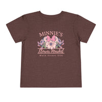 Minnie's Flower Market Bella Canvas Toddler Short Sleeve Tee