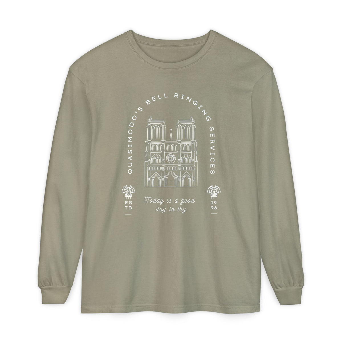 Quasimodo's Bell Ringing Services Comfort Colors Unisex Garment-dyed Long Sleeve T-Shirt