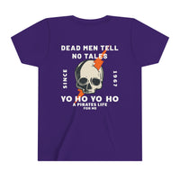 Dead Men Tell No Tales Bella Canvas Youth Short Sleeve Tee