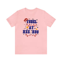Yodel Ay Hee Hoo Bella Canvas Unisex Jersey Short Sleeve Tee