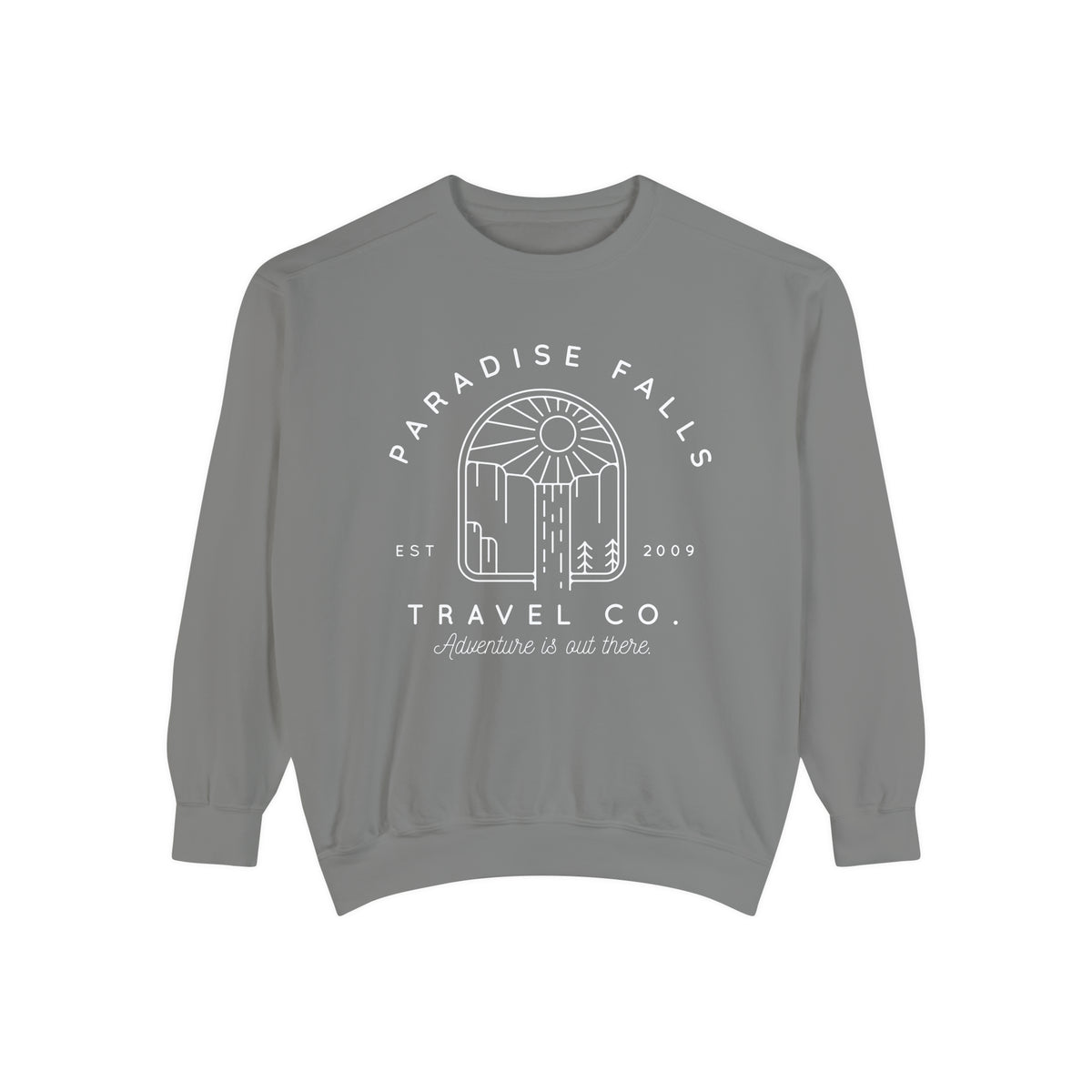 Paradise Falls Vacation Co. Comfort Colors Unisex Garment-Dyed Sweatshirt