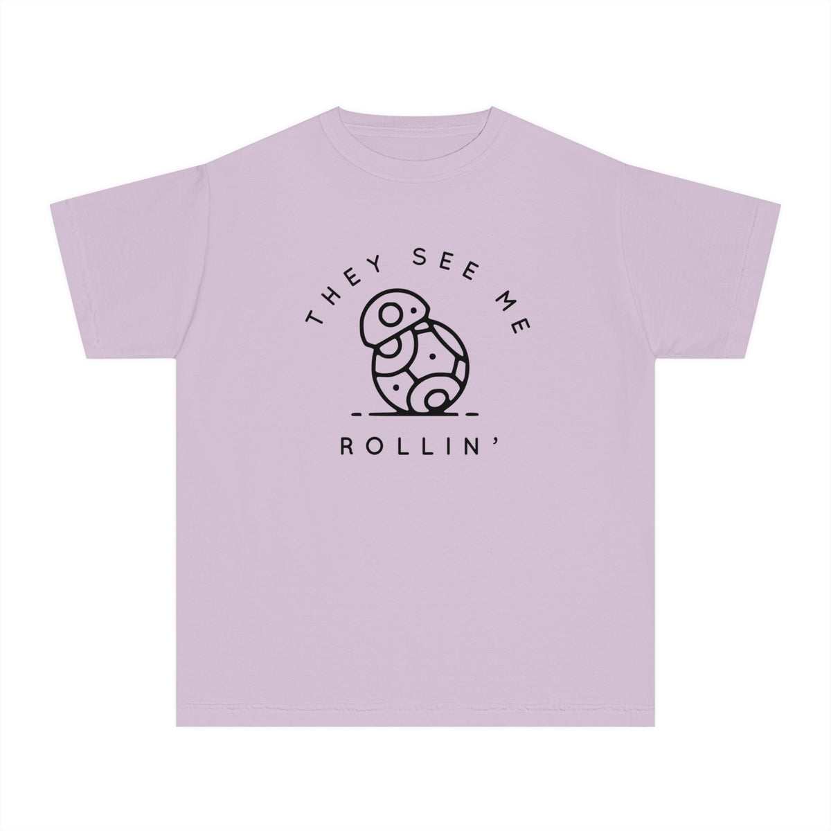 They See Me Rollin' Comfort Colors Youth Midweight Tee