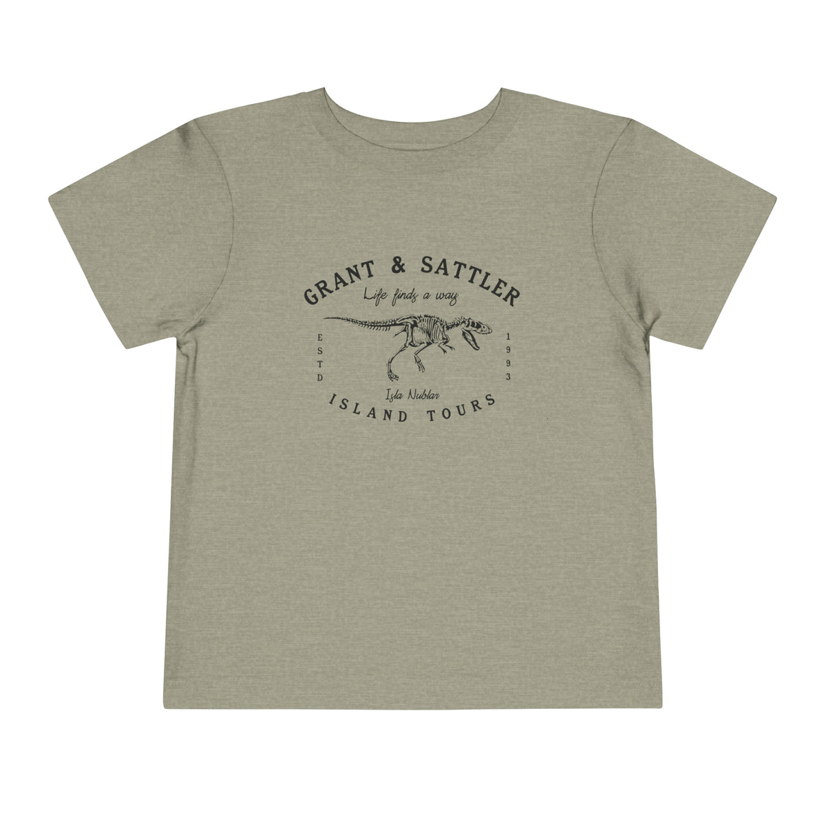 Grant & Sattler Island Tours Bella Canvas Toddler Short Sleeve Tee