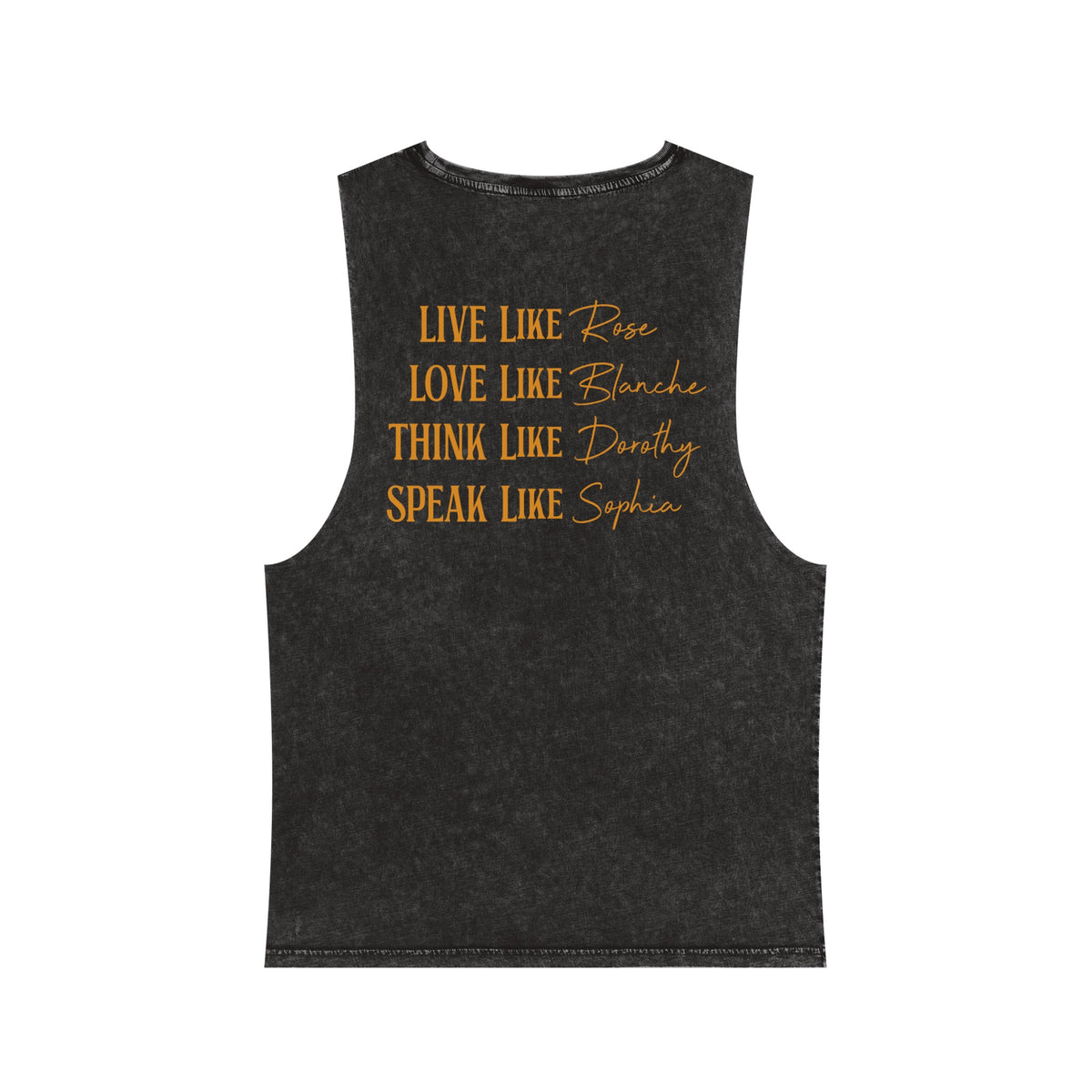 Thug Life AS Colour Unisex Stonewash Tank Top