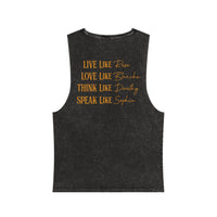 Thug Life AS Colour Unisex Stonewash Tank Top
