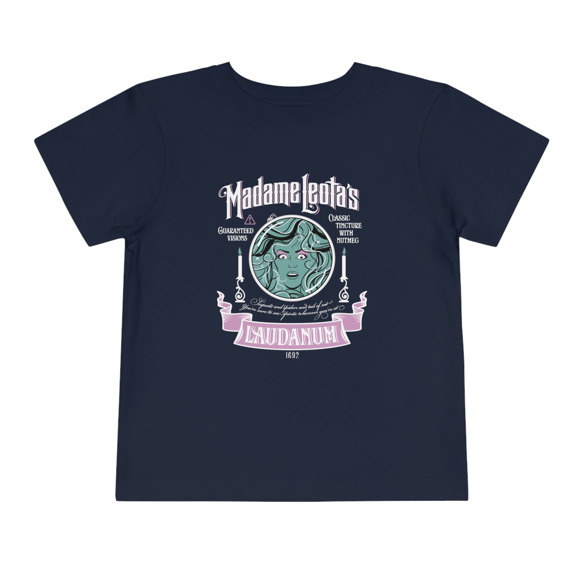 Madame Leota’s Laudanum Teal Bella Canvas Toddler Short Sleeve Tee