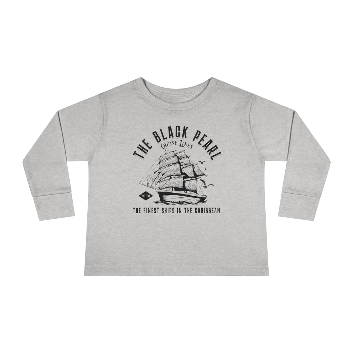 Black Pearl Cruise Lines Rabbit Skins Toddler Long Sleeve Tee