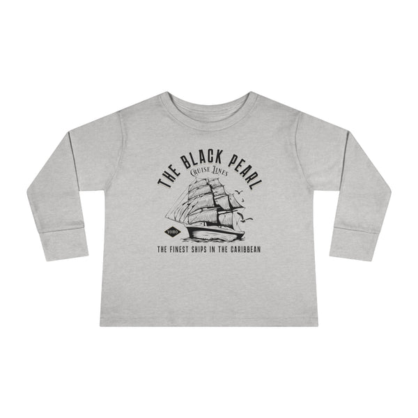 Black Pearl Cruise Lines Rabbit Skins Toddler Long Sleeve Tee