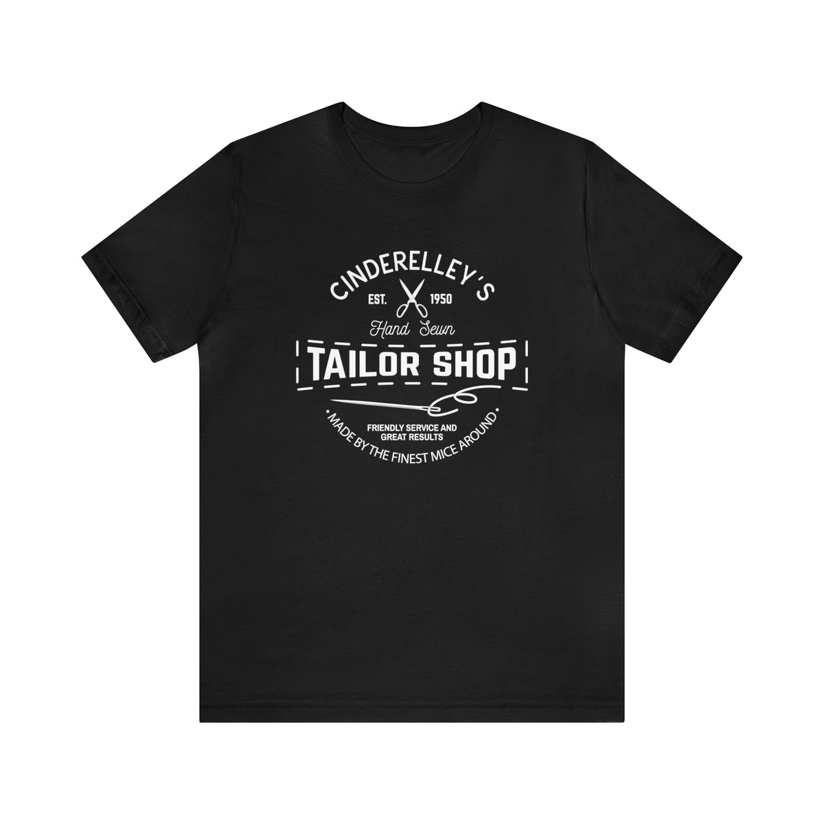Cinderelley’s Tailor Shop Canvas Unisex Jersey Short Sleeve Tee