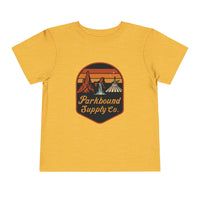 Triple Mountain Badge Bella Canvas Toddler Short Sleeve Tee