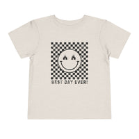 Best Day Ever Bella Canvas Toddler Short Sleeve Tee