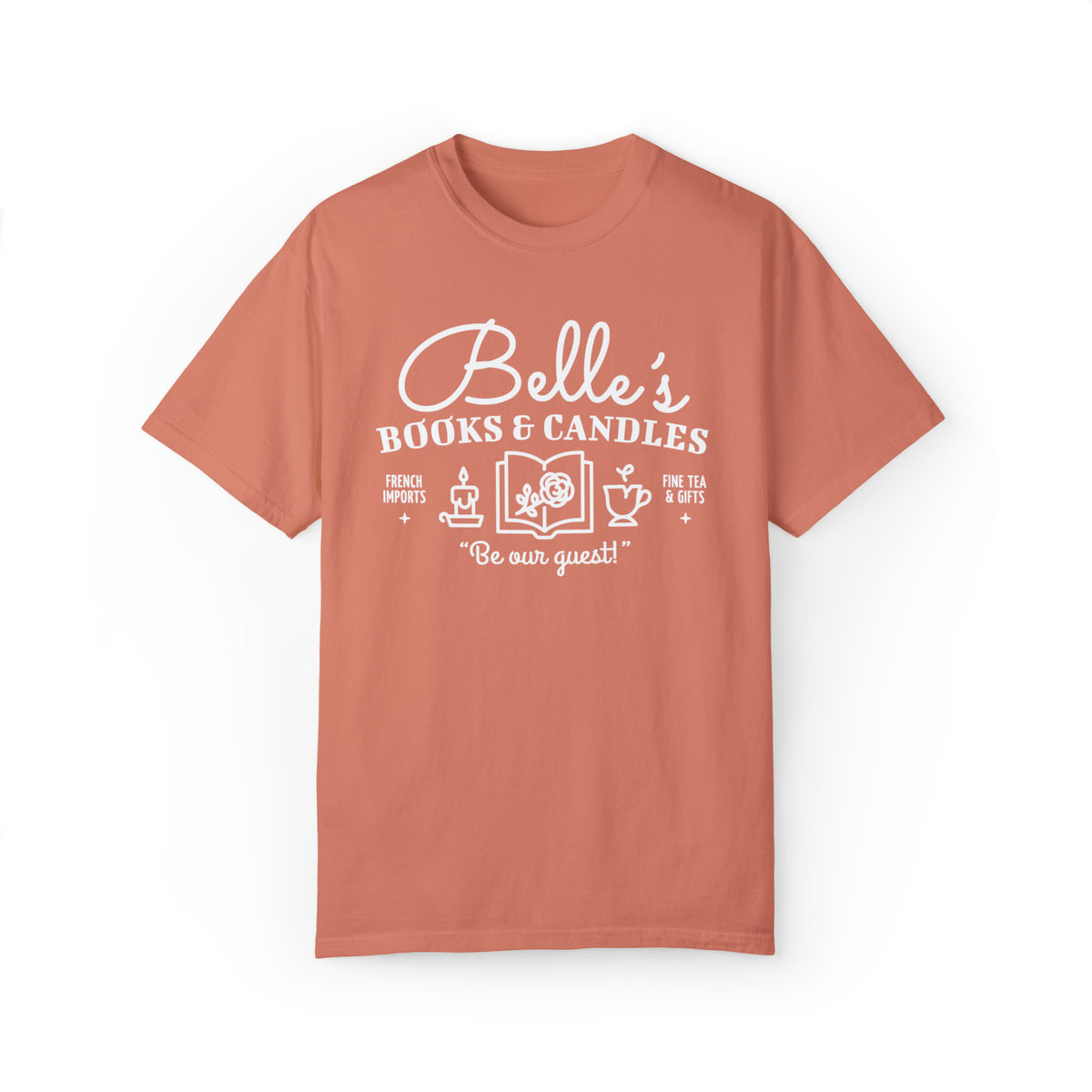 Belle’s Books & Candles Co Comfort Colors Unisex Garment-Dyed T-shirt