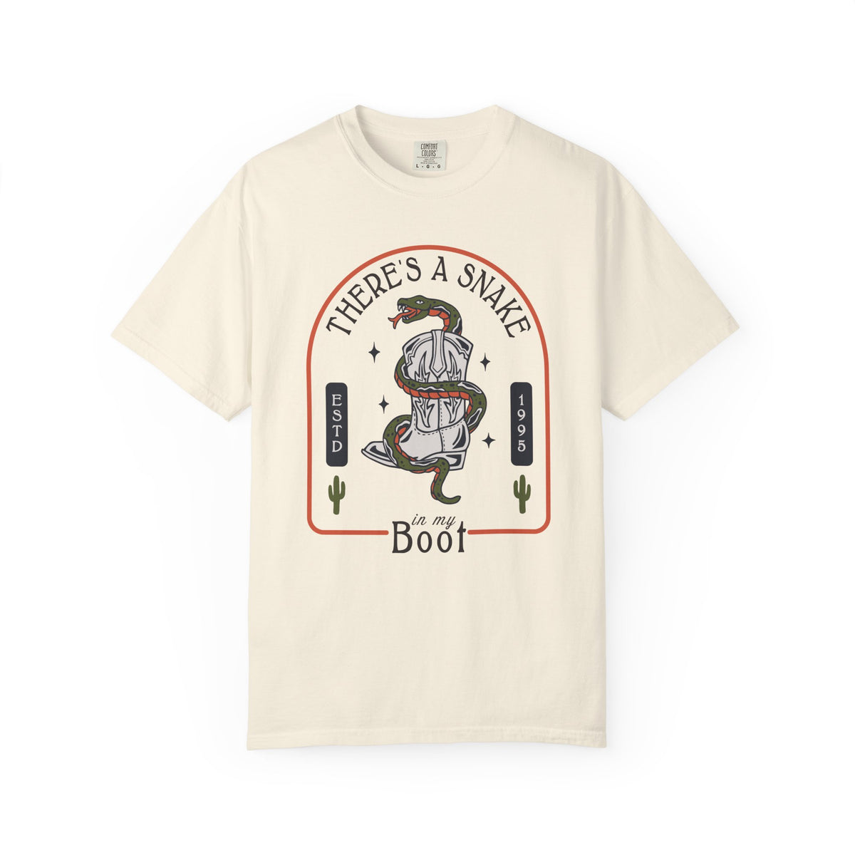 There's A Snake In My Boot Comfort Colors Unisex Garment-Dyed T-shirt