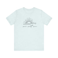Sea Salt Sun Bella Canvas Unisex Jersey Short Sleeve Tee