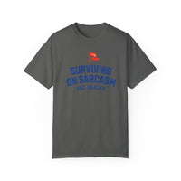 Surviving on Sarcasm and Snacks Comfort Colors Unisex Garment-Dyed T-shirt