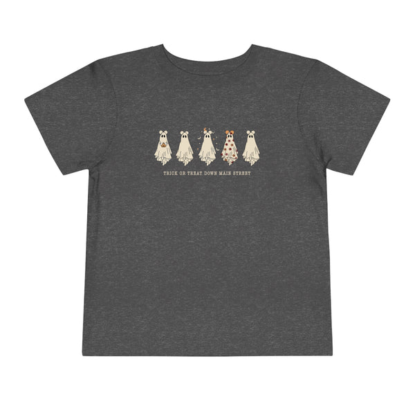 Trick or Treat Down Main Street Toddler Short Sleeve Tee