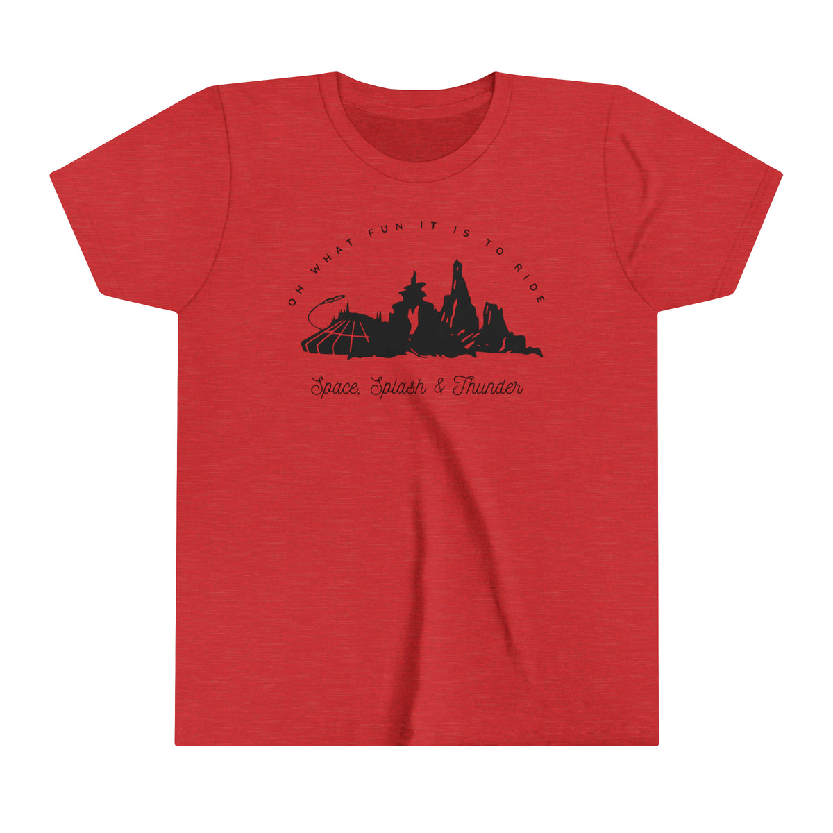 Oh What Fun It Is To Ride  Bella Canvas Youth Short Sleeve Tee