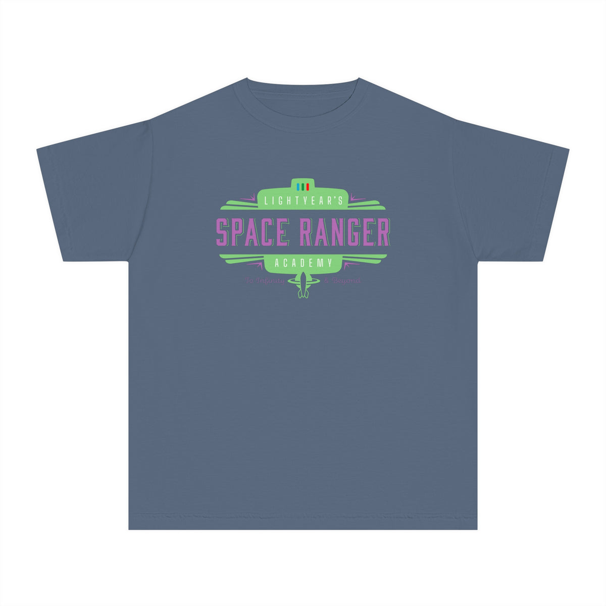 Lightyear's Space Ranger Academy Comfort Colors Youth Midweight Tee