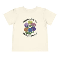 Maybe She’s A Wildflower Bella Canvas Toddler Short Sleeve Tee