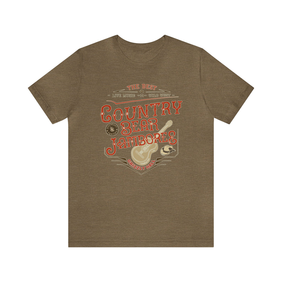 Country Bear Jamboree Bella Canvas Unisex Jersey Short Sleeve Tee
