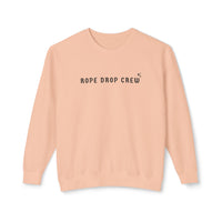 Rope Drop Crew Unisex Lightweight Comfort Colors Crewneck Sweatshirt