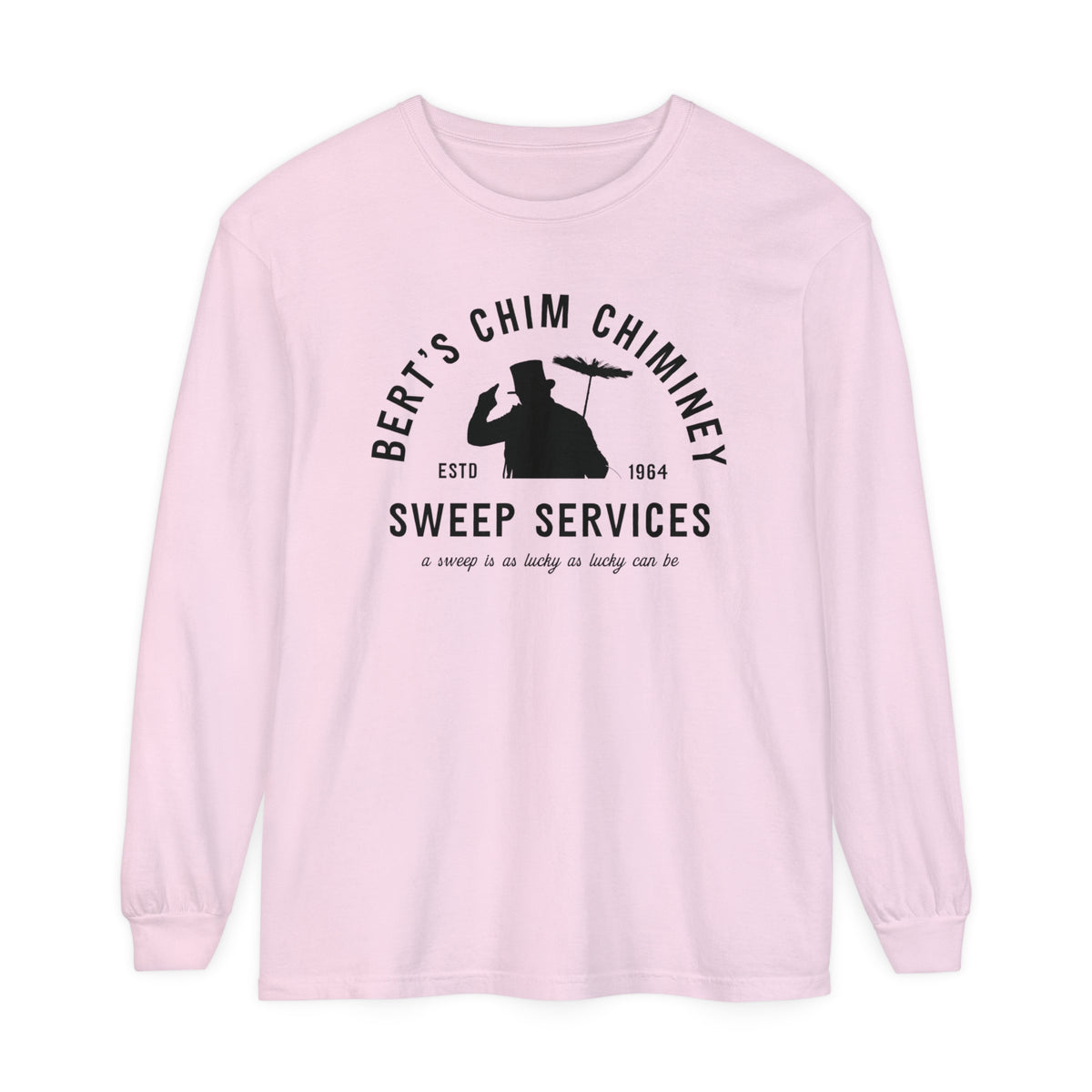 Bert's Chim Chimney Sweep Services Comfort Colors Unisex Garment-dyed Long Sleeve T-Shirt