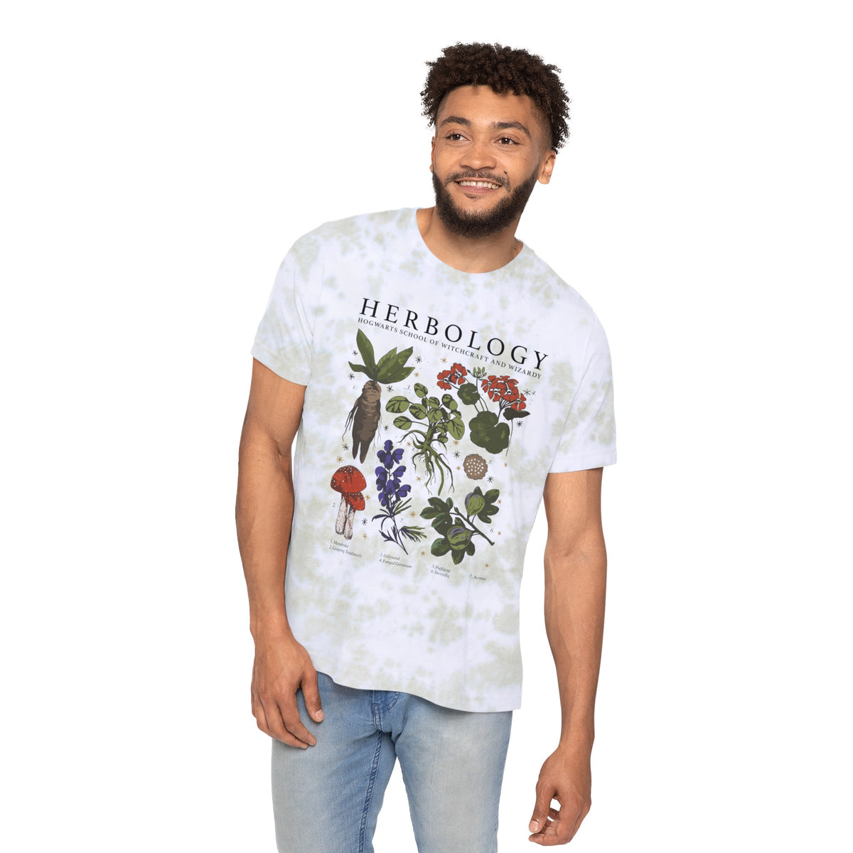 Herbology Bella Canvas Unisex FWD Fashion Tie-Dyed T-Shirt
