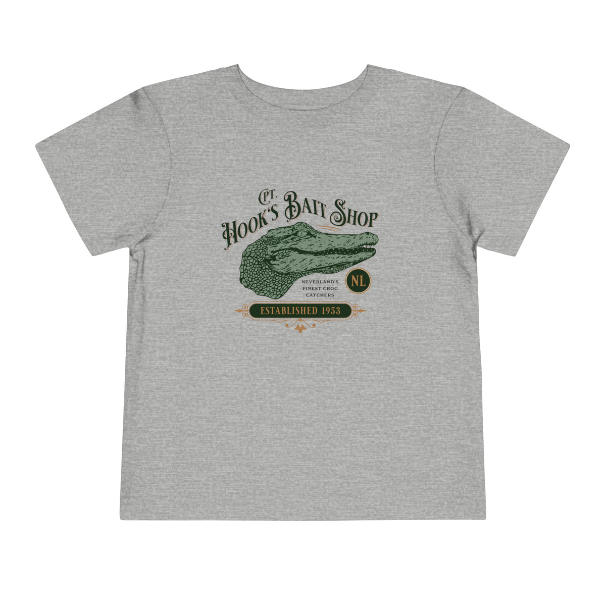 Captain Hook’s Bait Shop Bella Canvas Toddler Short Sleeve Tee