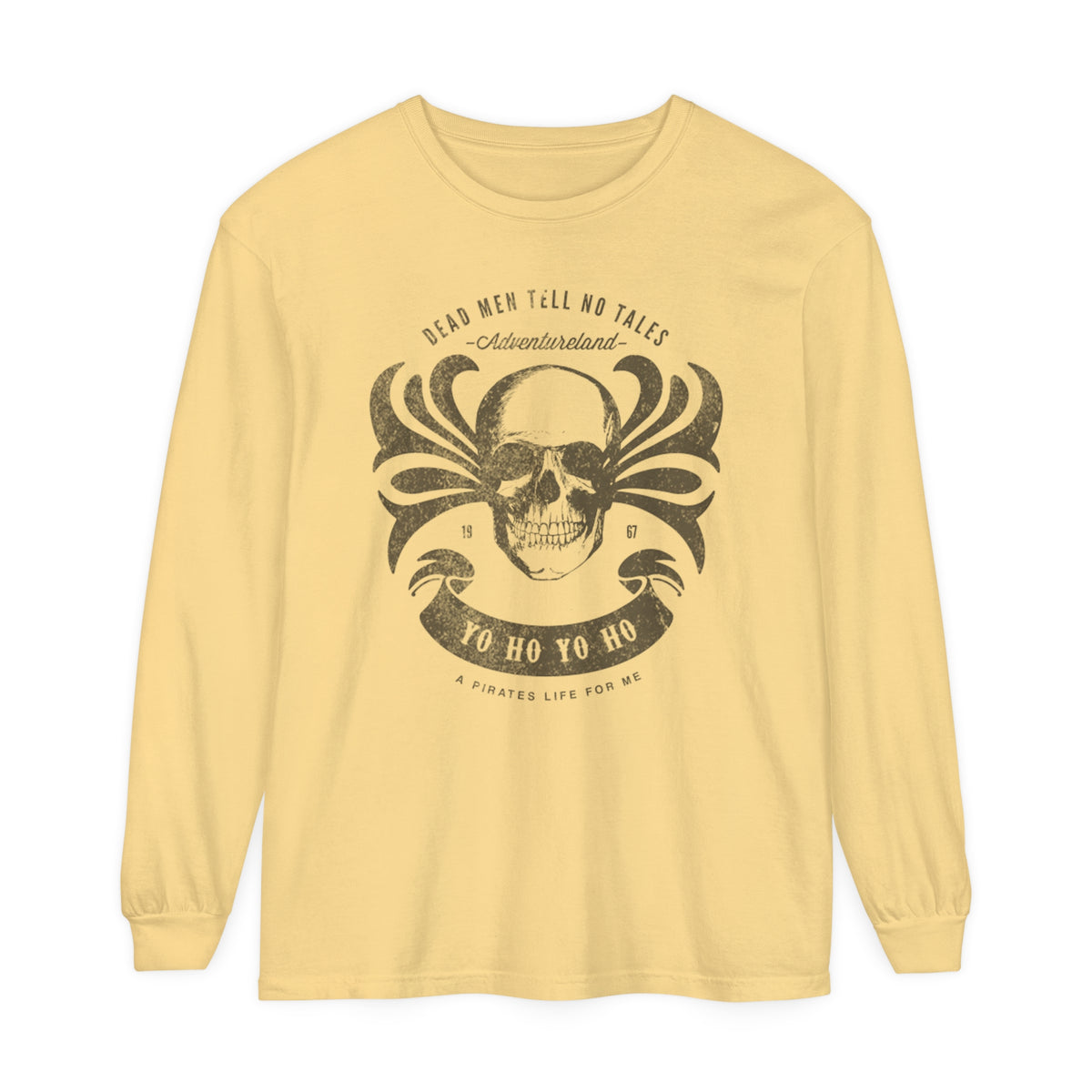 Dead Men Tell No Tales Comfort Colors Unisex Garment-dyed Long Sleeve T-Shirt