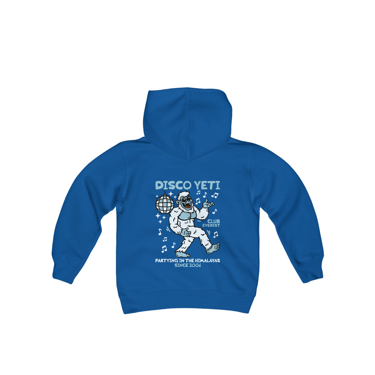Disco Yeti Gildan Youth Heavy Blend Hooded Sweatshirt