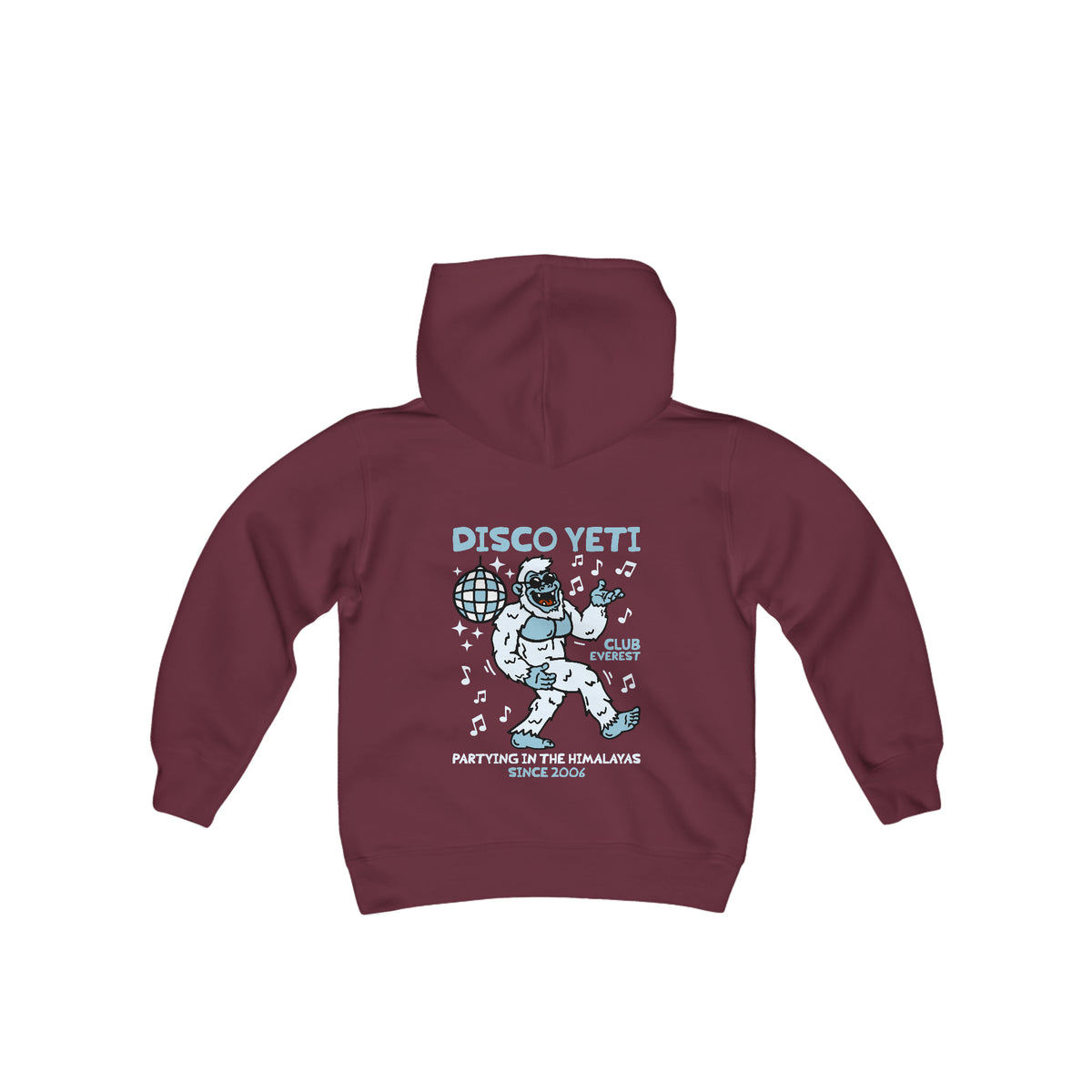 Disco Yeti Gildan Youth Heavy Blend Hooded Sweatshirt