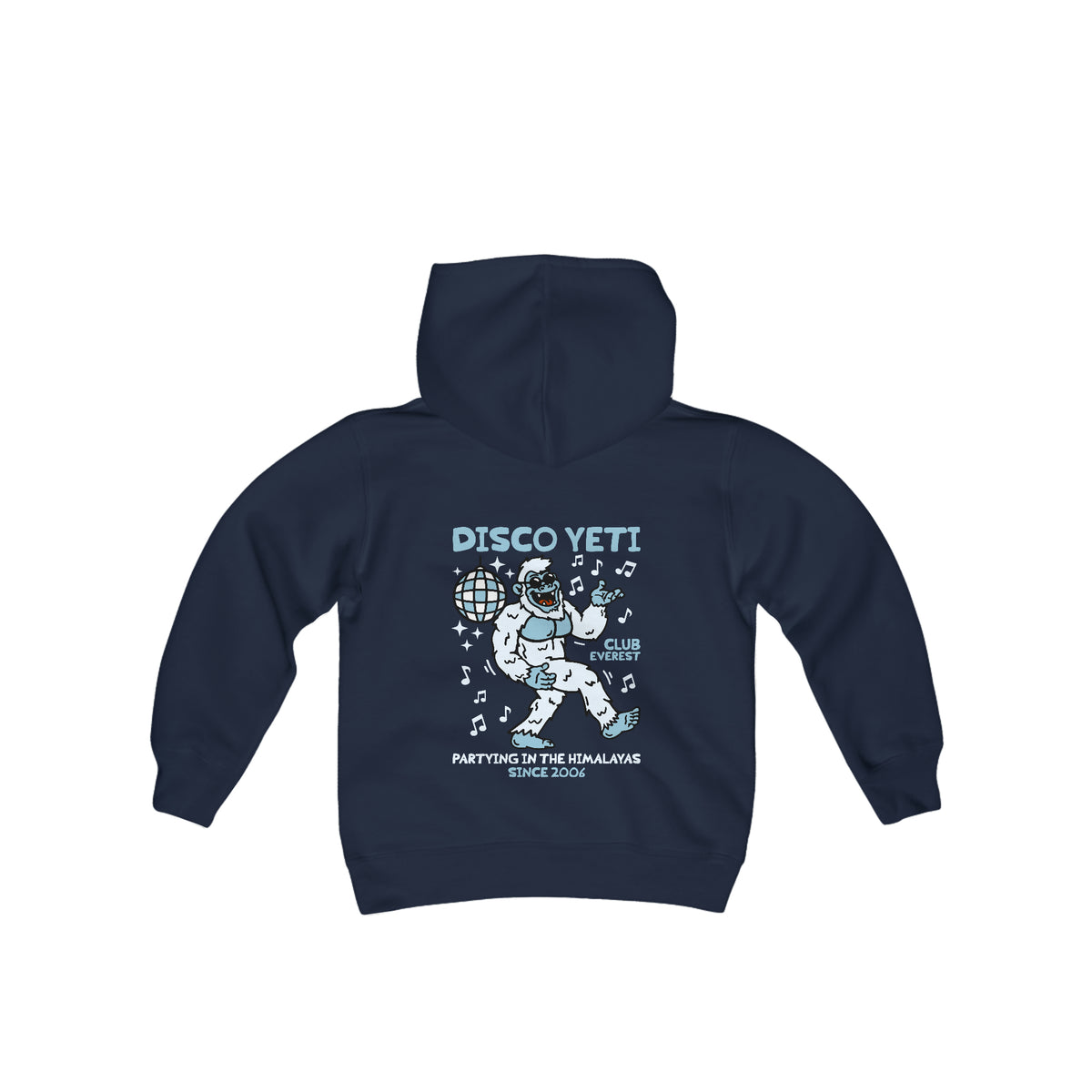 Disco Yeti Gildan Youth Heavy Blend Hooded Sweatshirt