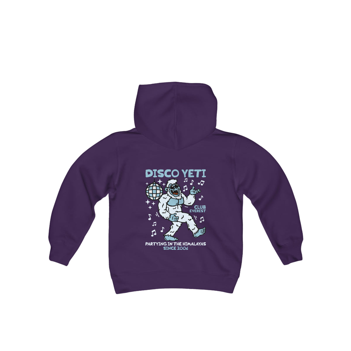 Disco Yeti Gildan Youth Heavy Blend Hooded Sweatshirt