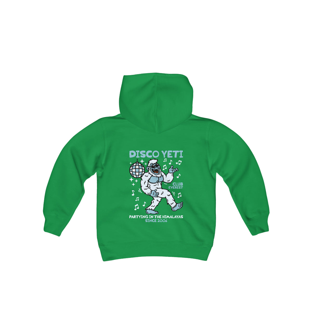 Disco Yeti Gildan Youth Heavy Blend Hooded Sweatshirt