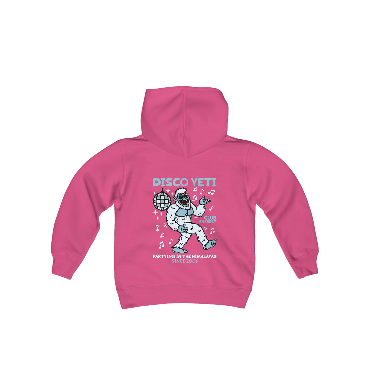 Disco Yeti Gildan Youth Heavy Blend Hooded Sweatshirt