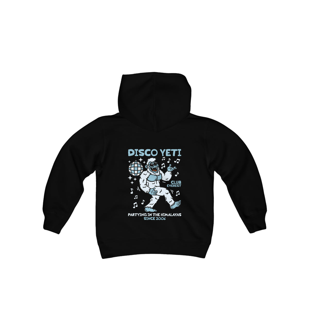 Disco Yeti Gildan Youth Heavy Blend Hooded Sweatshirt