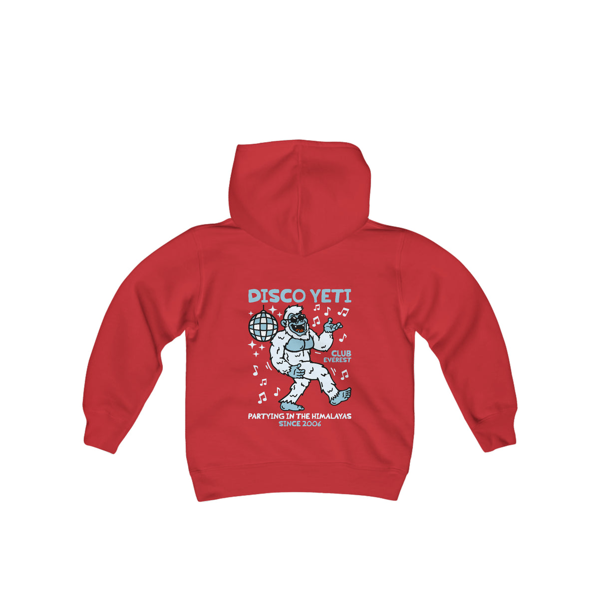 Disco Yeti Gildan Youth Heavy Blend Hooded Sweatshirt