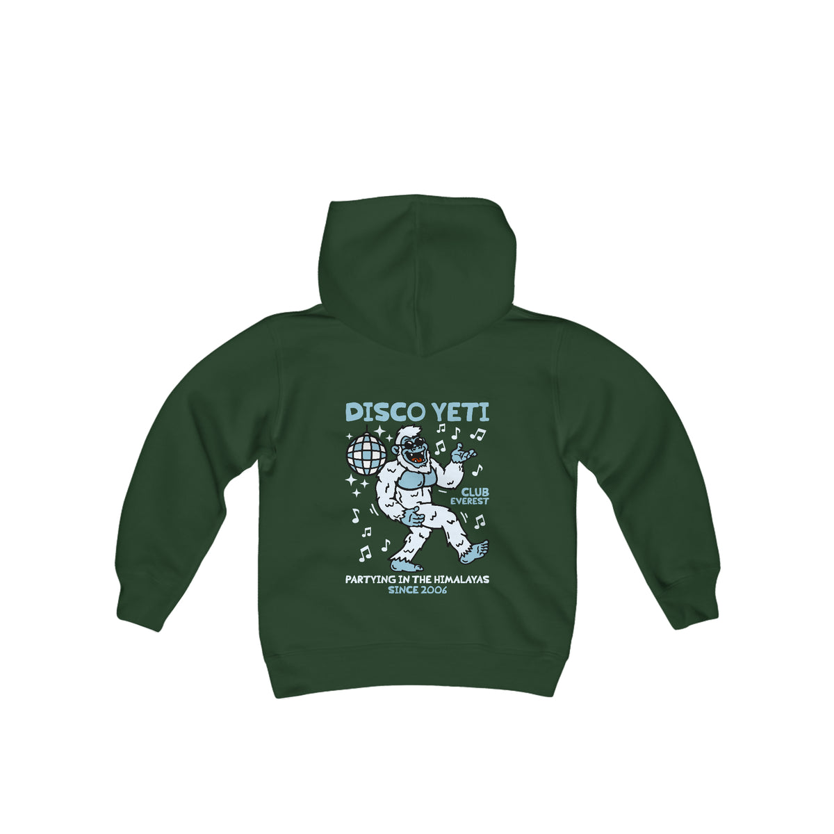 Disco Yeti Gildan Youth Heavy Blend Hooded Sweatshirt