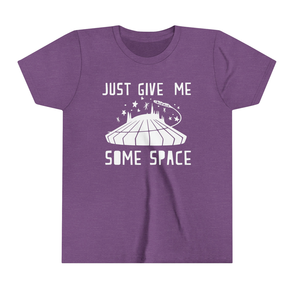 Just Give Me Some Space Bella Canvas Youth Short Sleeve Tee