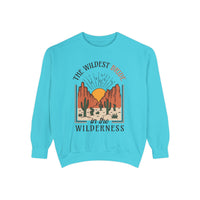 Wildest Bride In The Wilderness Comfort Colors Unisex Garment-Dyed Sweatshirt