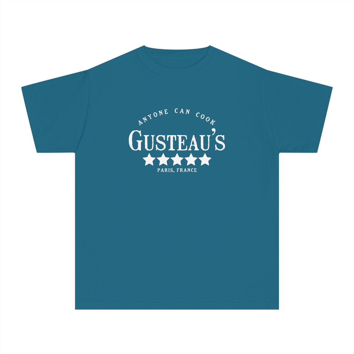 Gusteau’s Anyone Can Cook Comfort Colors Youth Midweight Tee