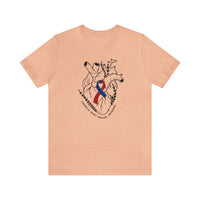 Congenital Heart Disease Awareness Bella Canvas Unisex Jersey Short Sleeve Tee