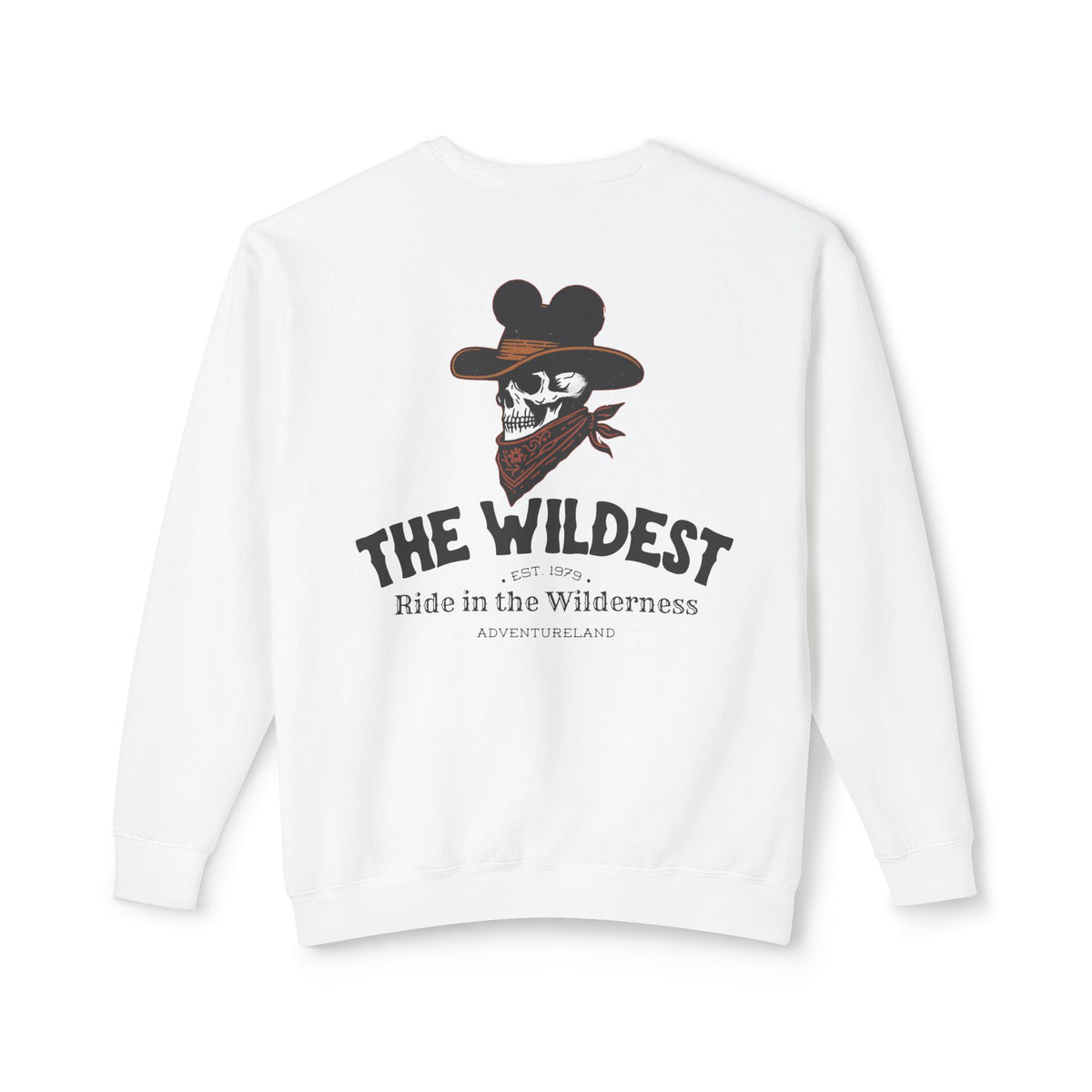 The Wildest Ride in the Wilderness Unisex Lightweight Comfort Colors Crewneck Sweatshirt