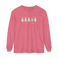 Trick or Treat Down Main Street Comfort Colors Unisex Garment-dyed Long Sleeve T-Shirt