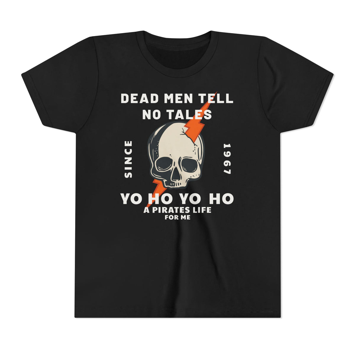 Dead Men Tell No Tales Bella Canvas Youth Short Sleeve Tee