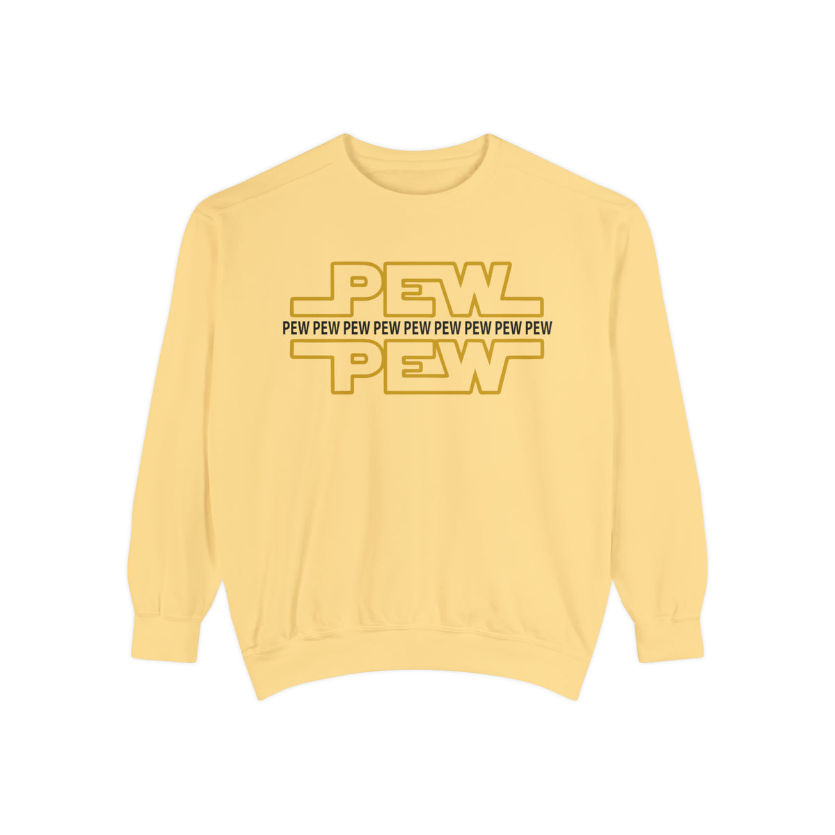 PEW PEW PEW Comfort Colors Unisex Garment-Dyed Sweatshirt