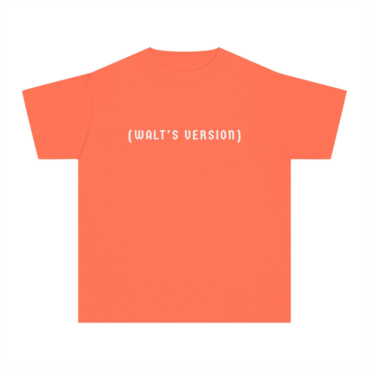 Walt's Version Comfort Colors Youth Midweight Tee