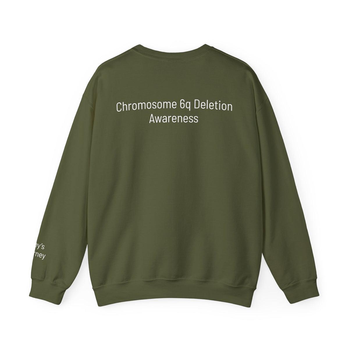 Joey's Journey Chromosome 6q Deletion Awareness Gildan Unisex Heavy Blend™ Crewneck Sweatshirt